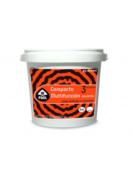 Cloro Multiacción en Tabletas 3 efectos INPOOL 5kg
