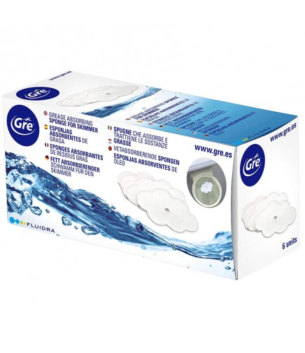 Esponjas Absorbentes de Grasa para Piscina Gre WFL6