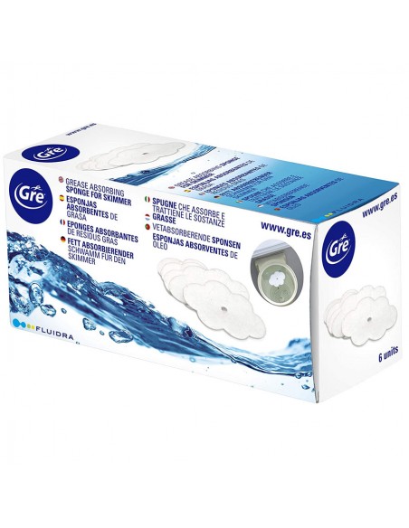 Esponjas Absorbentes de Grasa para Piscina Gre WFL6