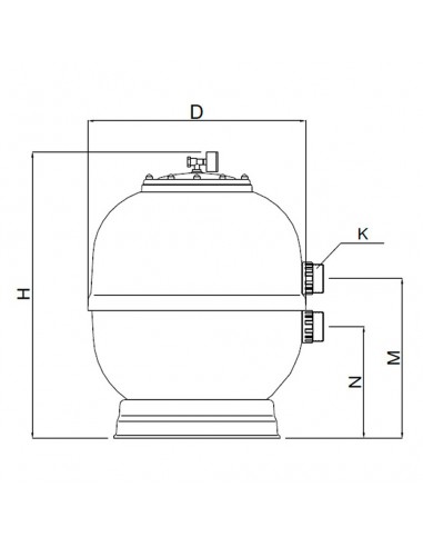 Medidas filtro Laminado para Piscina Astralpool ICE