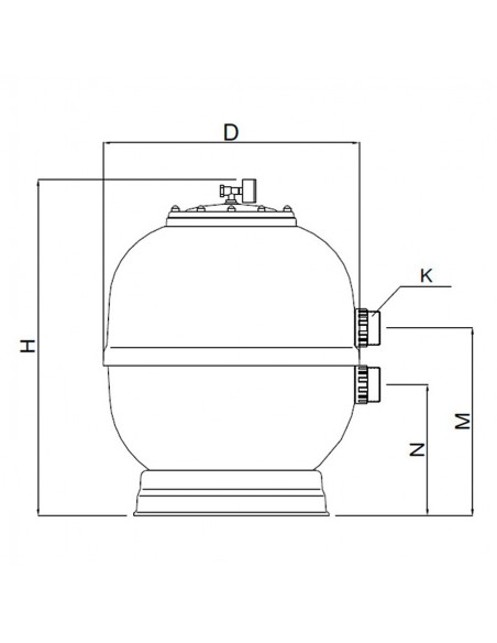 Medidas filtro Laminado para Piscina Astralpool ICE