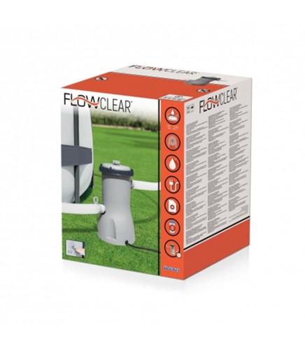 Depuradora de Cartucho para Piscina con Filtro 3028 l/h BESTWAY 58386 2