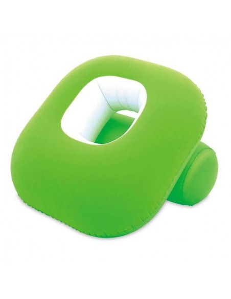 Sillón Hinchable Nestair Bestway para Playa o Piscina + Parche de reparación 84x84x74 cm Color Verde