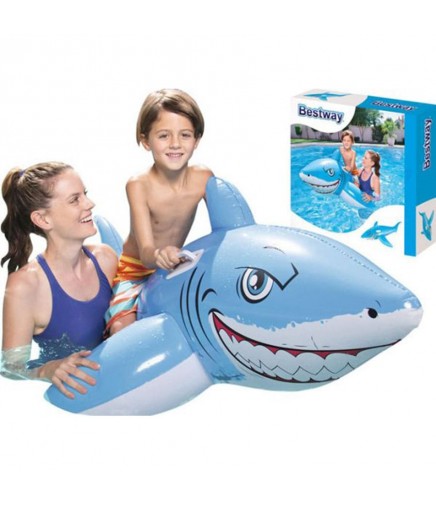 Colchoneta Hinchable con forma de Tiburon 185x112cm BESTWAY 41032