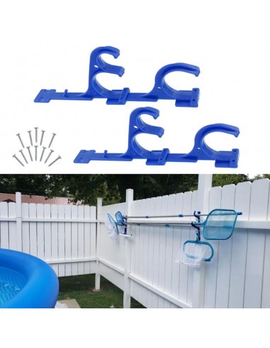 Set De 2 Perchas Para Pértigas de Piscina Kokido