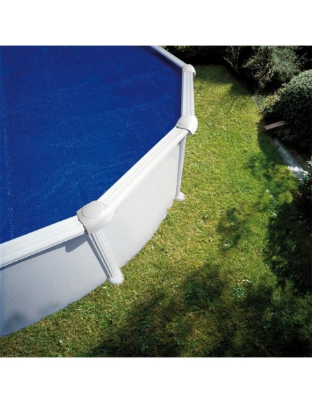 Cubierta para piscina acero redonda Ø245 cm GRE