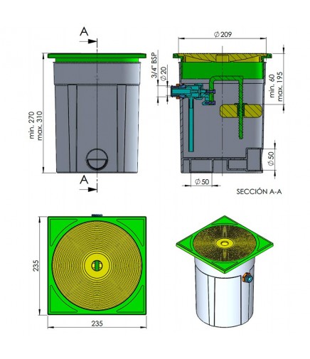 Regulador de nivel Aquarama 2