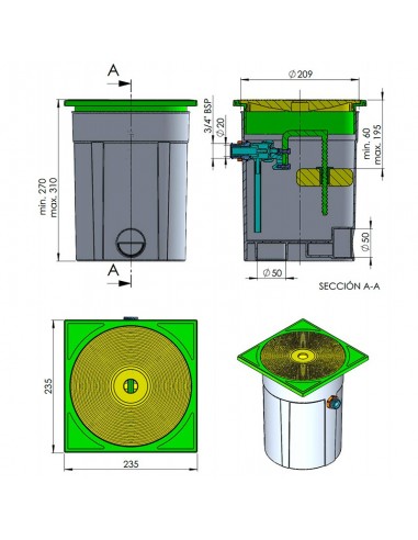 Regulador de nivel Aquarama