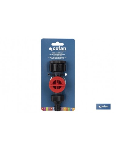 Conector con filtro de agua ajustable Conector con filtro de agua ajustable