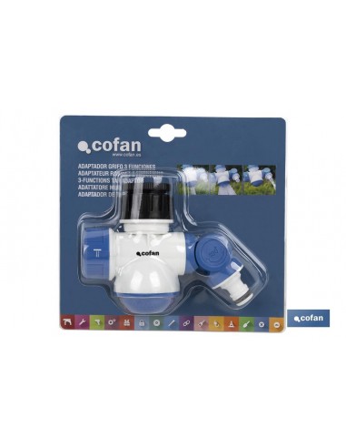 Adaptador de grifo con 3 funciones de...