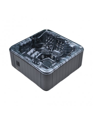 Spa prefabricado modelo Toscana color negro