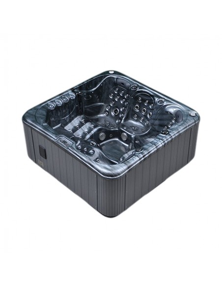 Spa prefabricado modelo Toscana color negro