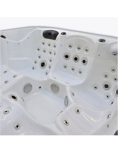 Spa prefabricado modelo Toscana detalle jets