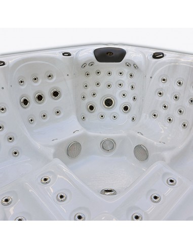 Spa prefabricado modelo Toscana detalle jets