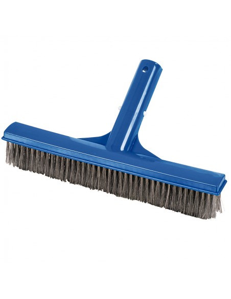 Cepillo Corto con Púas Inoxidables para la Limpieza de Piscinas