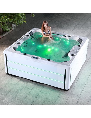 Spa con hidromasaje, leds, cromoterapia,fabricado en pvc