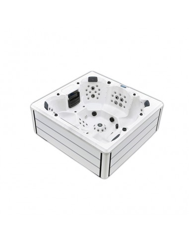 Spa con hidroterapia, luces led, fabricado en pvc modelo Rossa