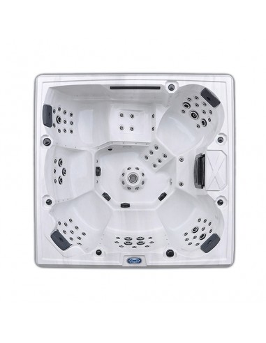 Spa con hidroterapia, luces led, fabricado en pvc modelo Rossa