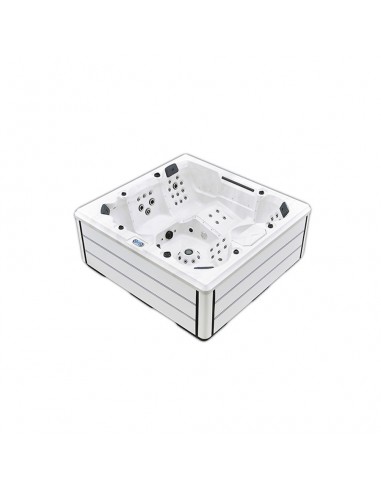 Spa con hidroterapia, luces led, fabricado en pvc modelo Rossa