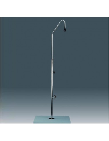 Ducha de acero inoxidable con lavapiés para Piscinas 00092